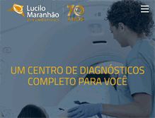 Tablet Screenshot of lucilomaranhao.com.br